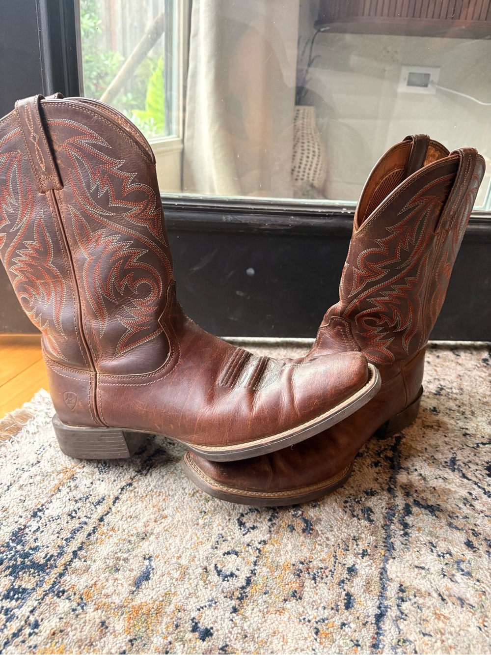 Men's Brown Leather Cowboy Boots - Ariat